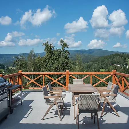 Villa In Beskydy With Sauna & Mountain Views